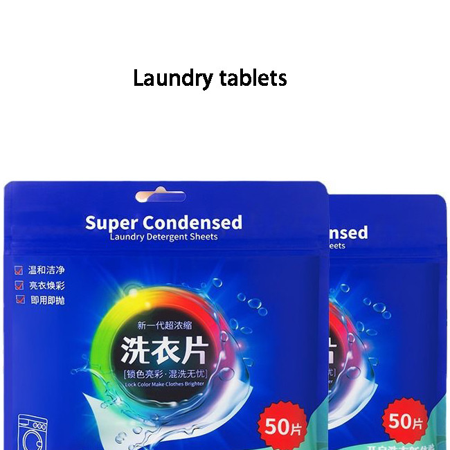 Anti Bacterial And Anti Mite Concentrated Laundry Cleaning Sheets With Clean Fragrance