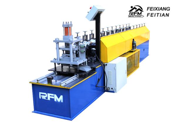 Color Steel Roller Shutter Door Roll Forming Machine / Rolling Shutter Strip