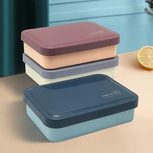 Quality Three Compartment Sealed Plastic Lunch Box 1250ML For Student wholesale