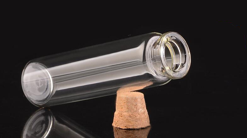 24mm New Glass Jars Bottles with Cork Lid, Glass Bottles for Storage with Good Quality and Safe Package