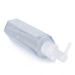 160ml Hexagonal Oil Cosmetic Bottle Clear Plastic Makeup Remover Bottle