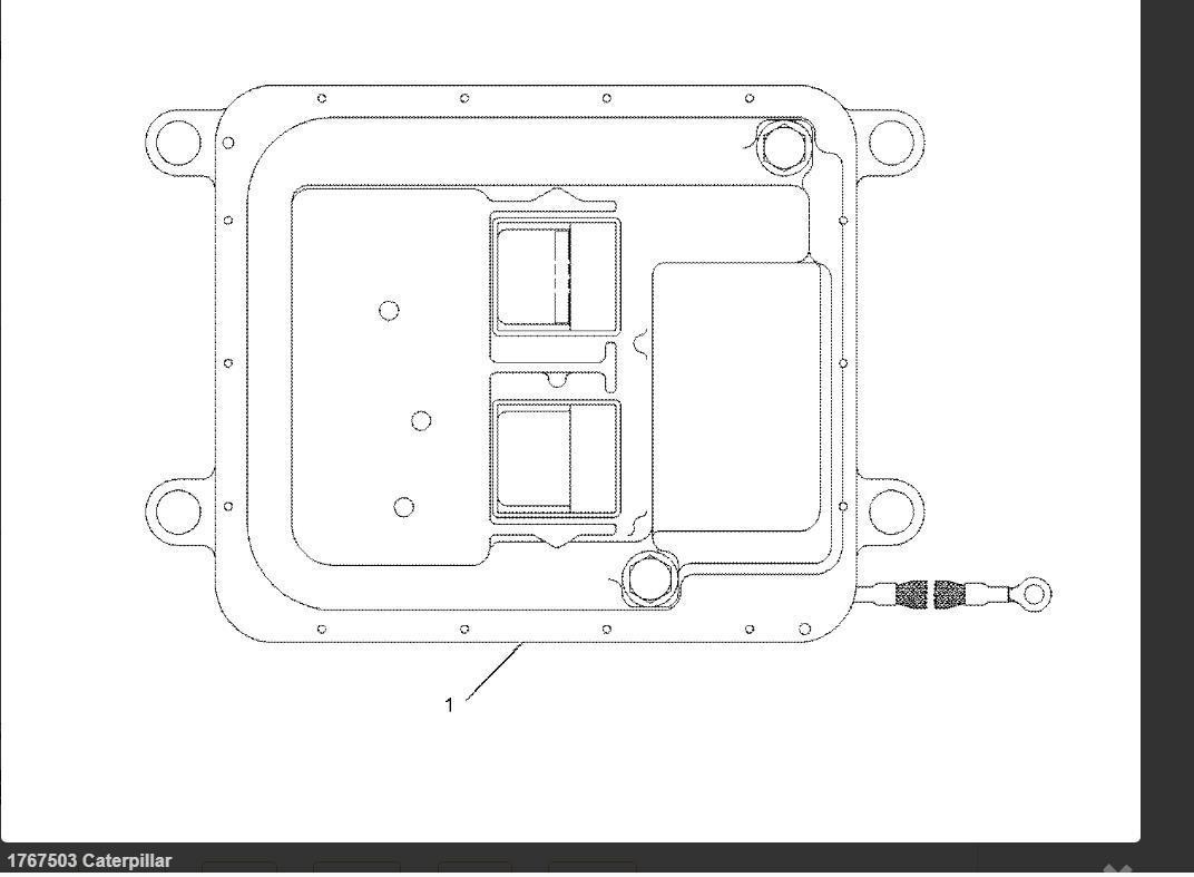 Electronic control unit ECM ECU 130-7481 176-7503 1307481 1767503 For CAT 3512B diesel engine spare parts