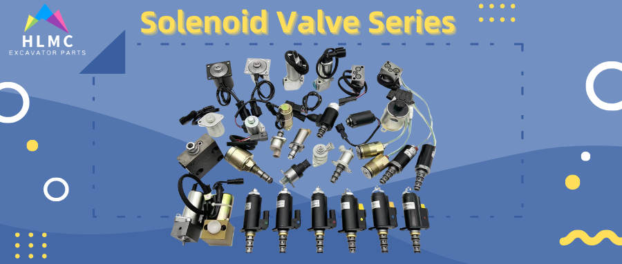 20Y-60-32120 20Y-60-32121 PC220-7 PC300-7 Excavator Solenoid Valve