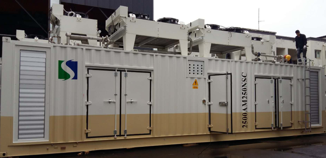 280KW Deutz V6 CNG Gas Generator CHP LNG Powered Generators
