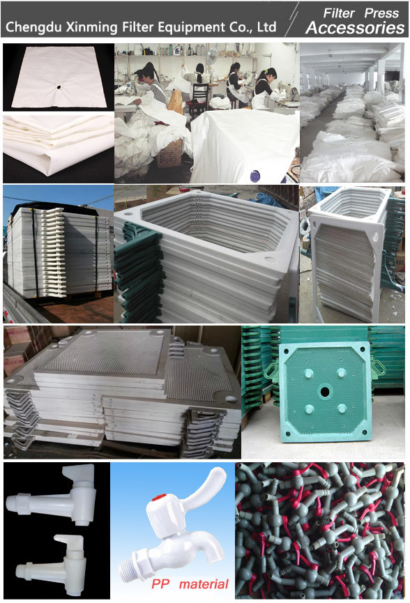 1250x1250mm Membrane Filter Press Plates for Filter Press Spare Parts