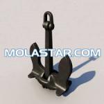 Molastar New Design Baldt Stockless Steel Boat Anchors For Sale Marine Ship