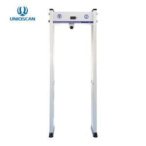 Quality Long Rang Temperature Measuring 6 Zones Metal Detector Door wholesale