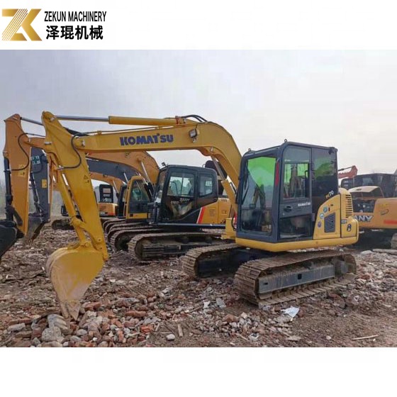 0.35m3 Bucket Used Komatsu Excavator PC 70 8 7T Used Komatsu Mini Excavator