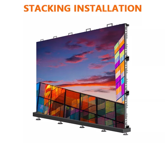 Stage Commercial Rental LED Display Screen Cabinet P3.91mm 0