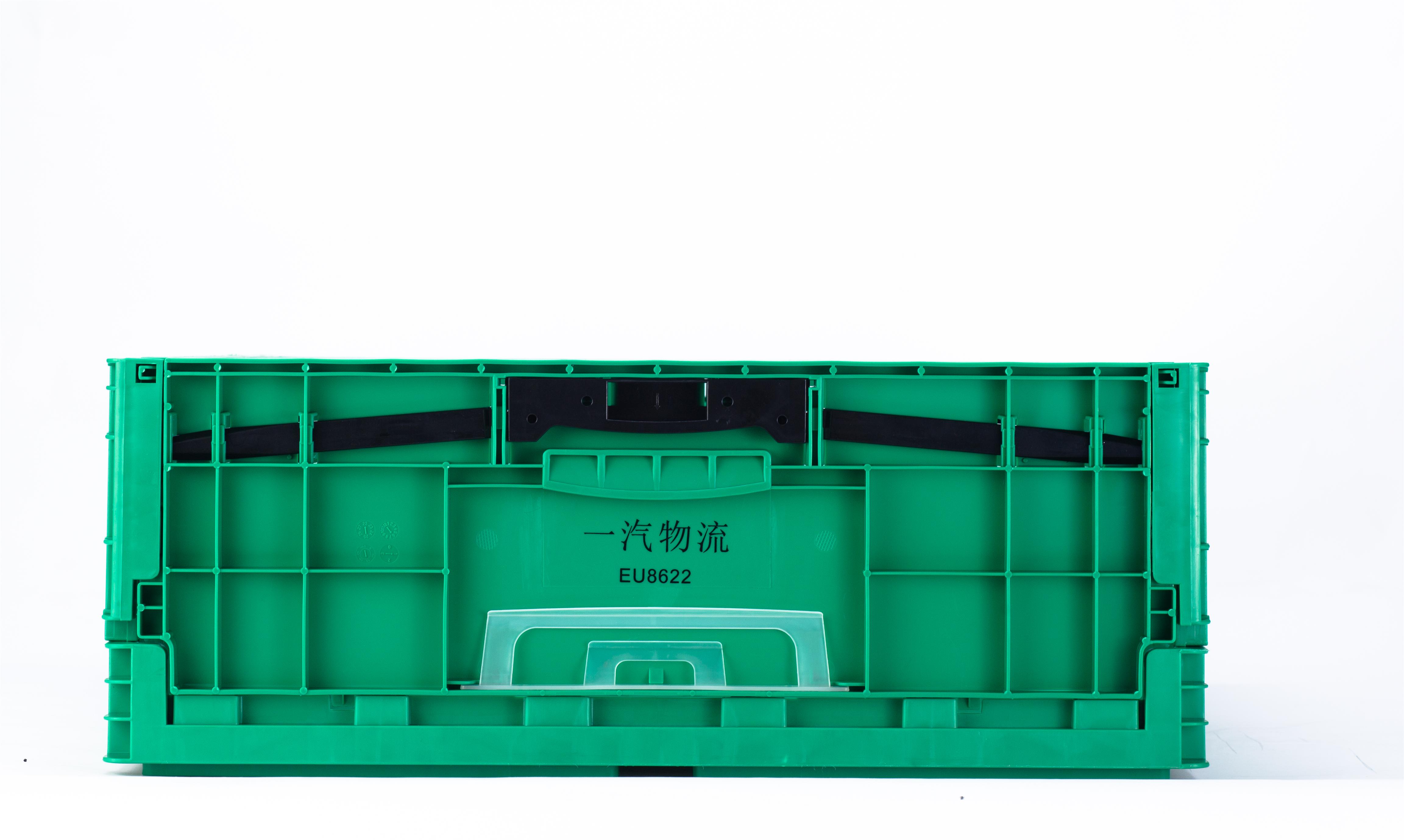 PP Collapsible Vegetable Crate EU Turnover Box Solid Box Style for Convenient Storage