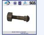 ZhongYue Railway Hex Bolts DIN931 Hex Bolt And Nut with DIN125A Class 12.9