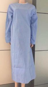 Quality 3ply Fabric Structure Disposable Protective Gowns For Prevention Inspection wholesale
