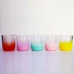 Reusable Wide Rim Plastic Whisky Tumbler Cups 390ml Food Safe