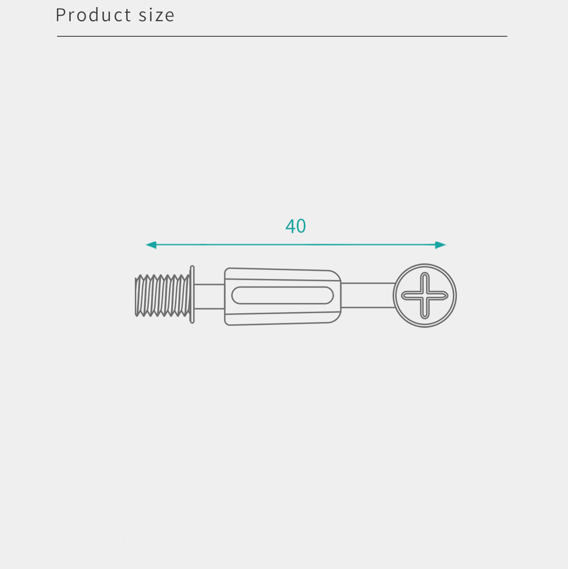 Minifix Connecting Bolts