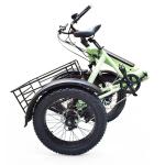 Aluminum Alloy Frame 3 Wheel Electric Tricycle Folding 20 Inch Fat Tire Electric