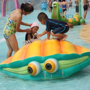 Quality Fiberglass Splash Pad Spray Park Low Maintenance Easy To Install wholesale