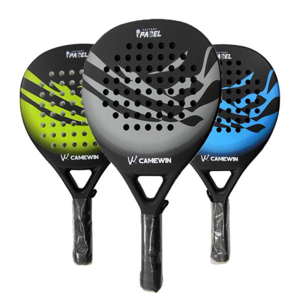 Beach Tennis Racket Carbon And Glass Fiber Padel Tennis Rackets Soft Face
