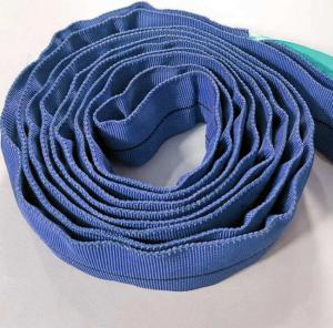 Quality High Tenacity Blue Polyester Webbing Sling 240mm Width wholesale