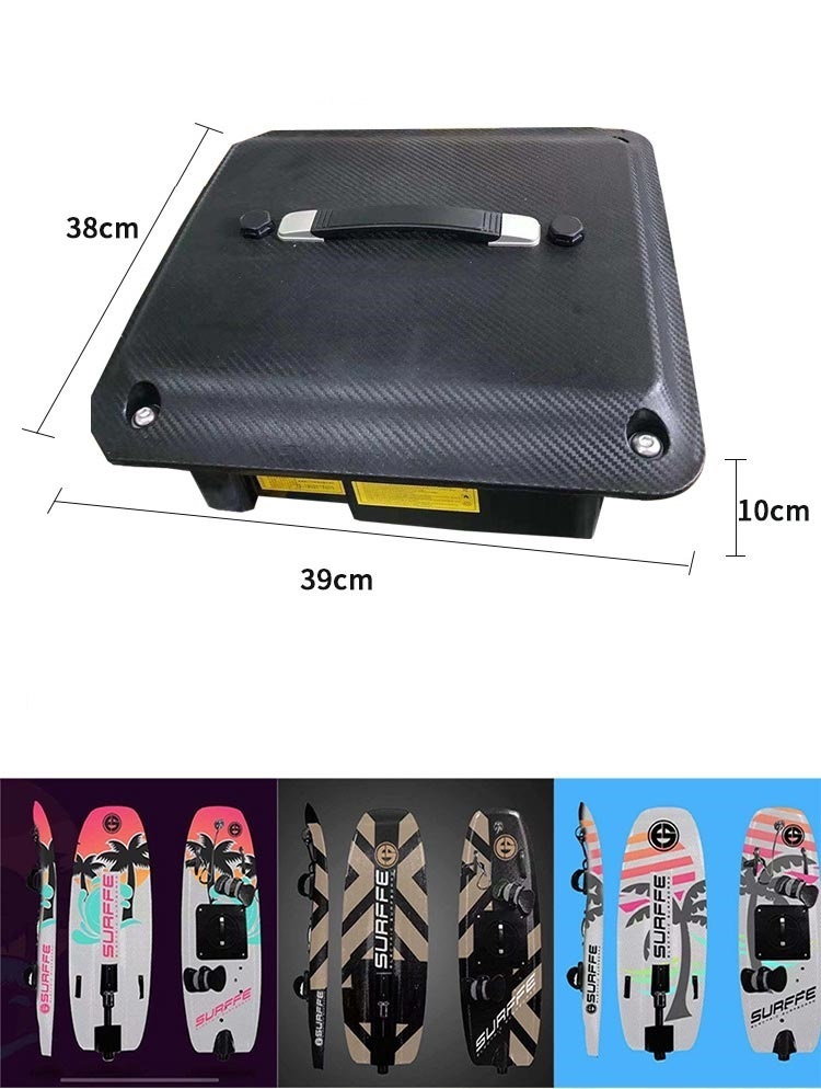Waterproof 72V 50Ah 80Ah Lithium Battery Pack for Carbon Fiber Shell Electric Surfboard