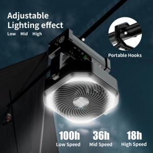 Quality Socool Fan 20000mAh Suspension Desk Fan Remote Controlled with LED Light Rechargeable wholesale