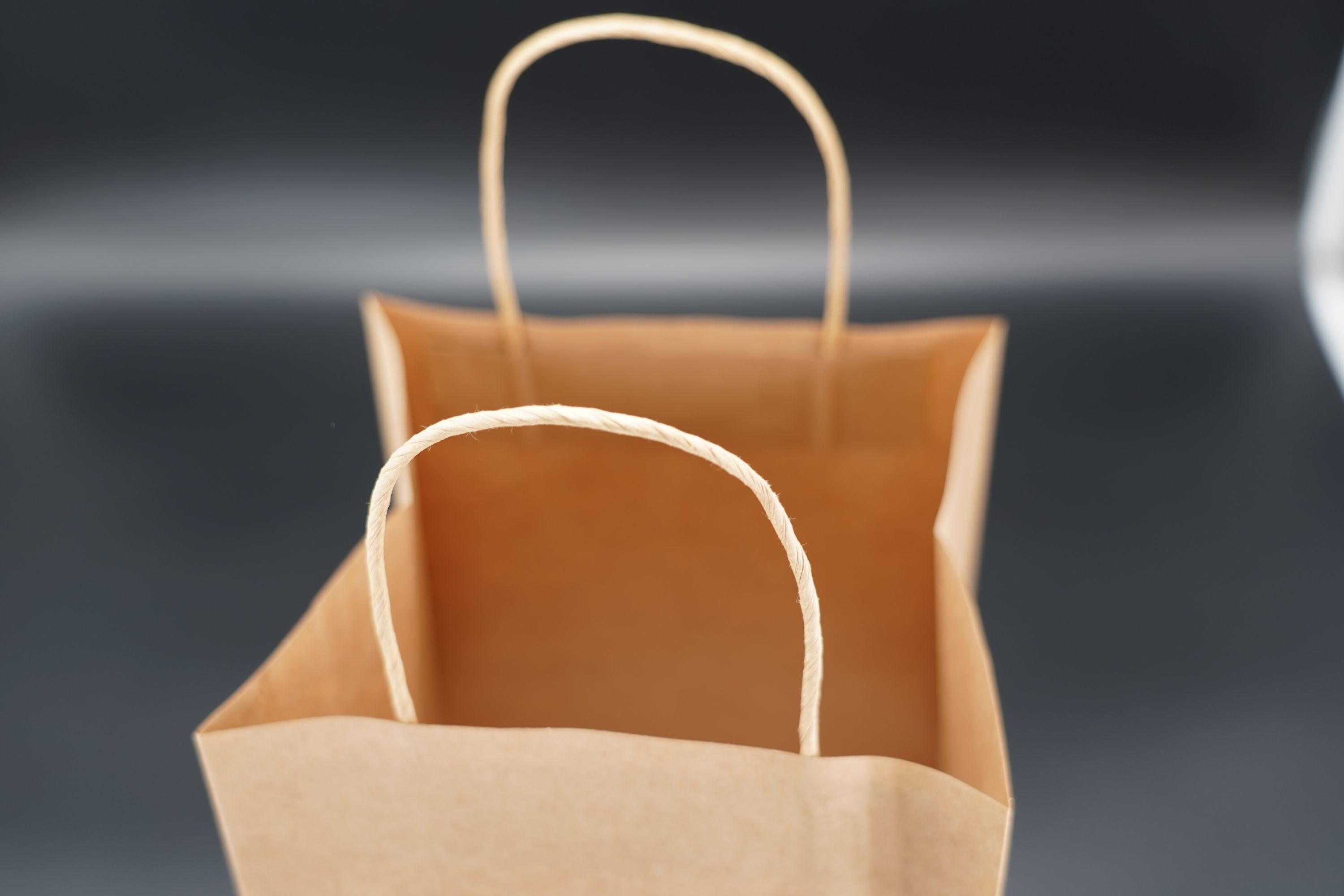 ODM / OEM Eco Friendly Kraft Brown Paper Bags Printing Square Bottom