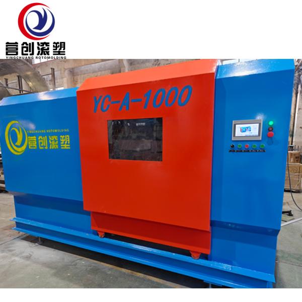 Electric Heating 10L Plastic Rotomolding Machine 400℃ Max Temp Safe Operation
