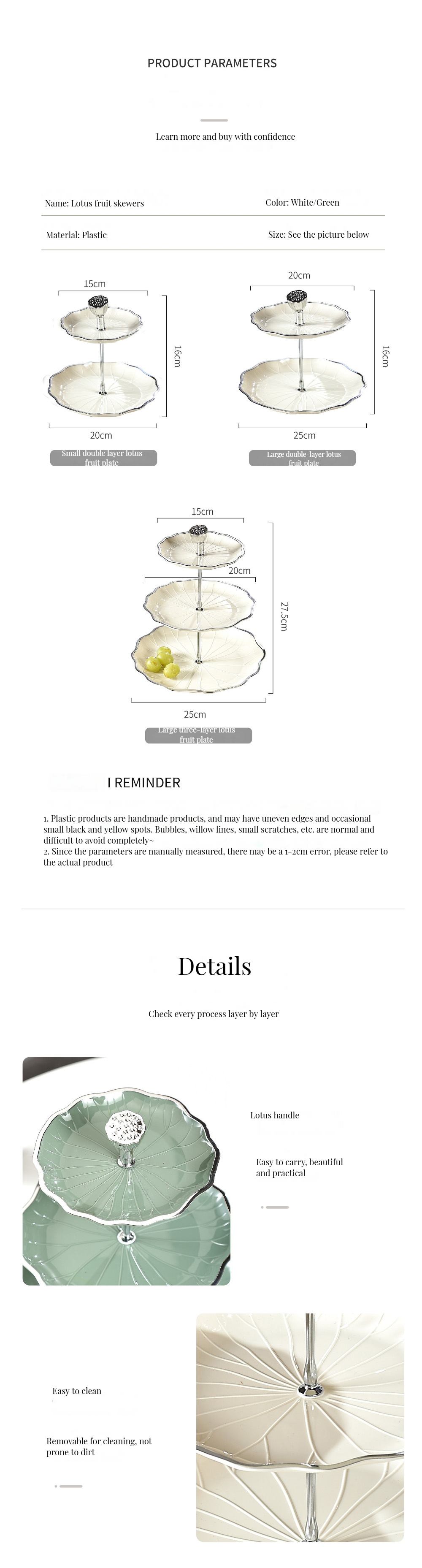 Beautiful Fruit Display Plate for Christmas Halloween Diwali Valentine's Day Gatherings