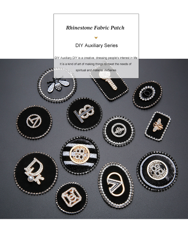 Leather Clothing Down Jacket Decoration Applique Badges, Embroidered Leather Label Cloth Patches, Clothes Hole Repair Stickers