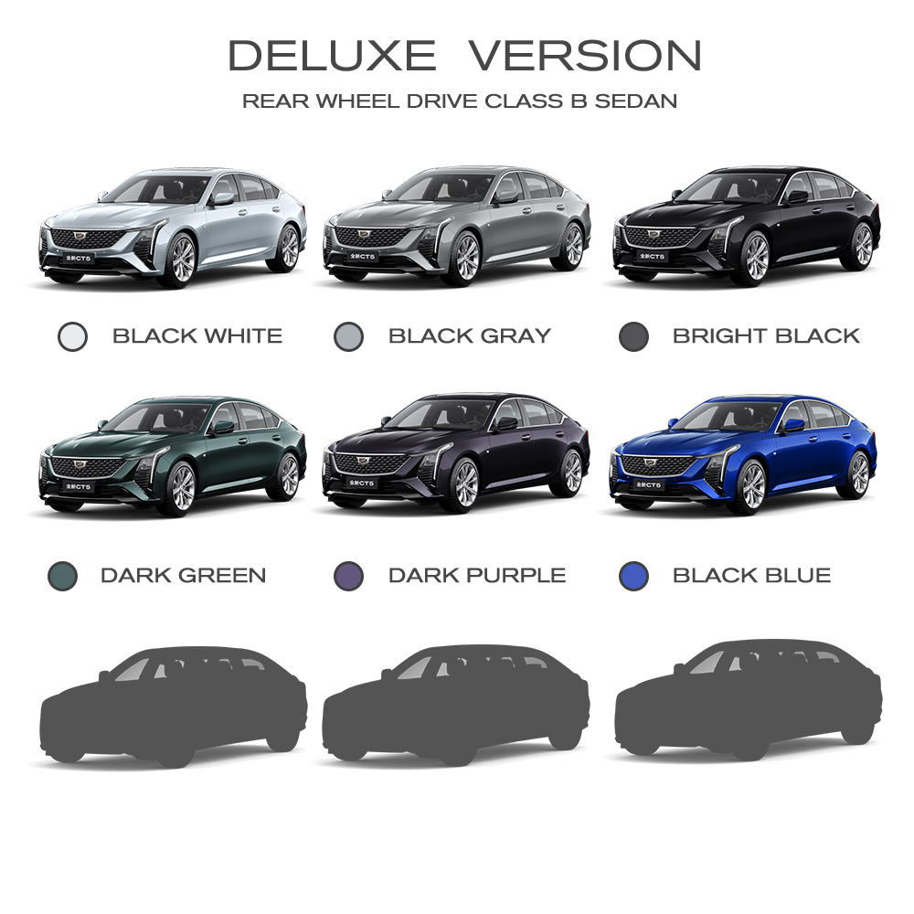 s Best Gas Auto Cadill-ac CT5 Platinum Edition Luxurious Vehicle with 4-door 5-seater Body Structure and 66L Tank Volume
