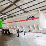 Tri Axles Petrol Oil Tank Fuel Tanker Semi Trailer 40000 50000 Liters Aluminum