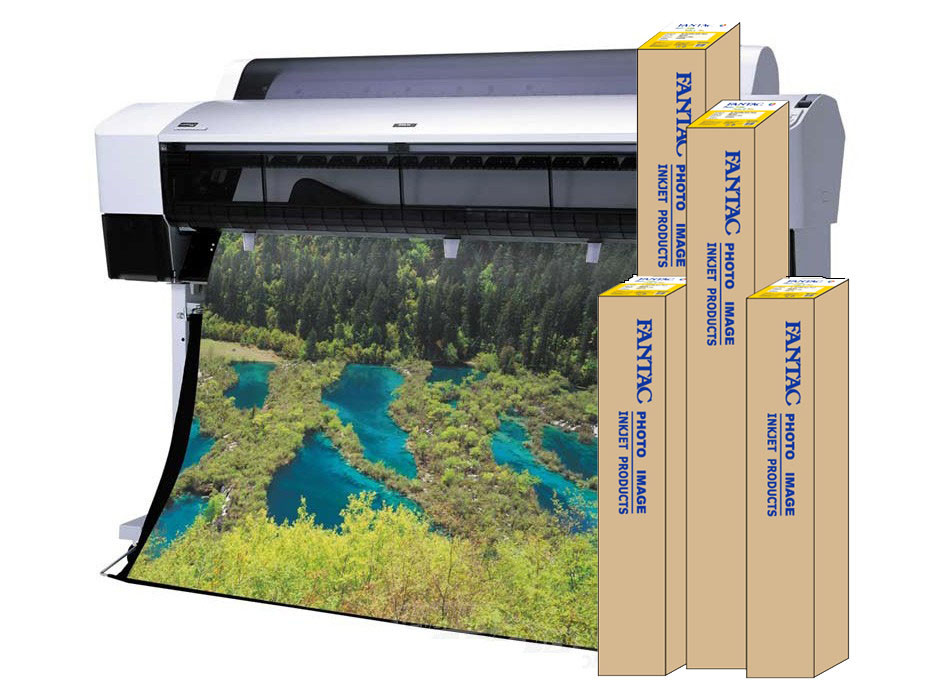 200gsmsemi Gloss Photo Paper , Inkjet Printing Wide Format Printing Paper Rolls