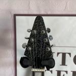 Custom Factory Metallic Grey Silver V Shape Electric Guitar Closed Pickups