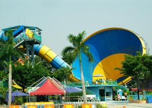 Quality Big Holiday Resort Tornado Water Slide Amusement Water Park Equipments wholesale