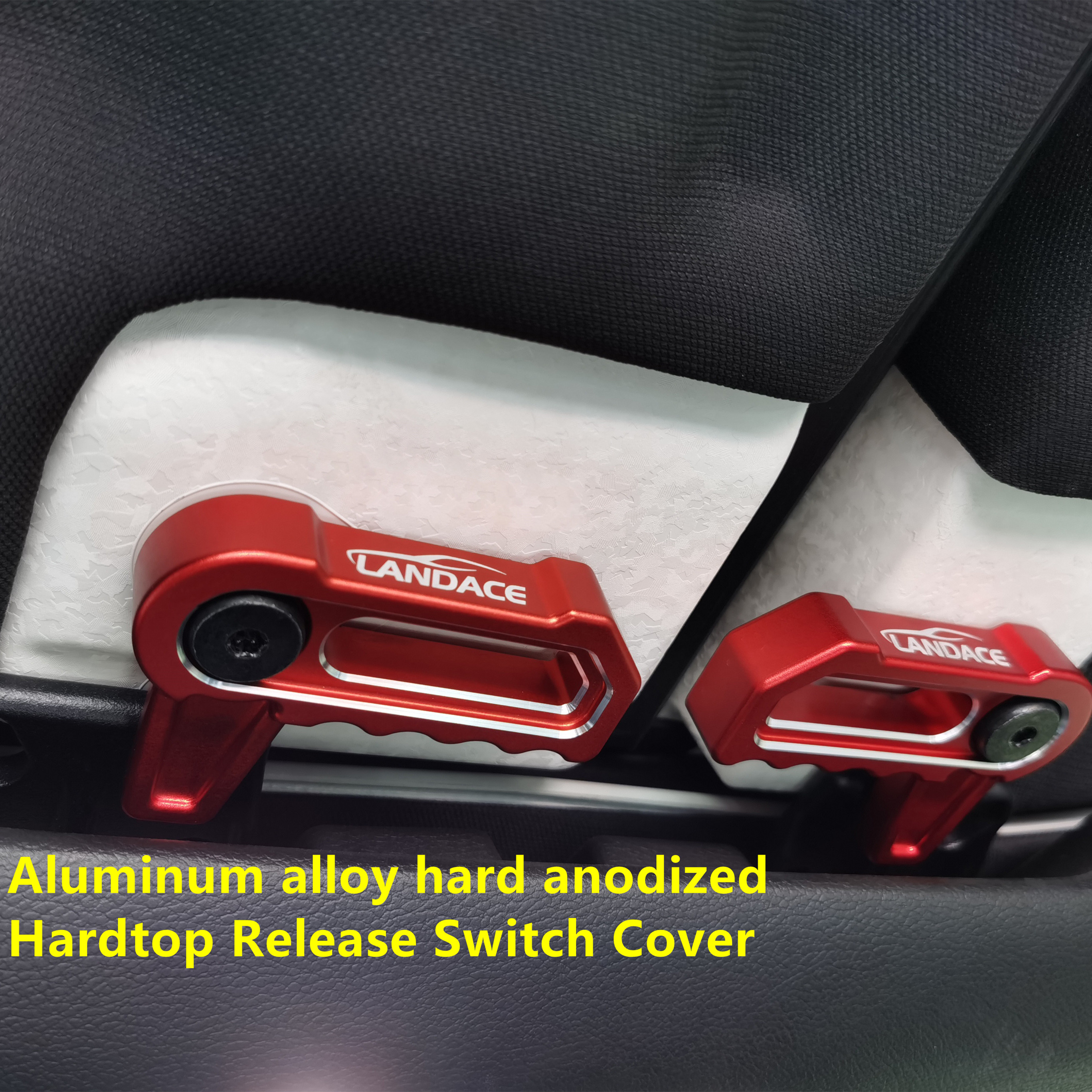 Aluminum L-Shaped ROOF Locks for Jeep Hardtop Removal on JL/JT Wrangler and Gladiator
