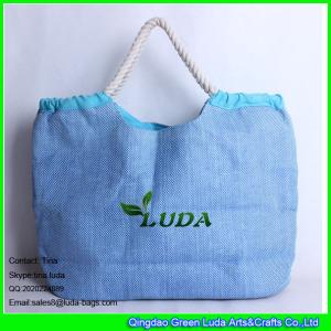 Quality LUDA summer straw beach bag fashion paper straw tote bag wholesale