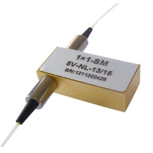 Quality Non Latching Fiber Optical Switch 1x1 1260-1670nm Low Insertion Loss 0.5dB wholesale