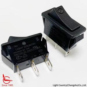 Quality Taiwan Light Country R4 Black ON OFF Rocker Switch 33*15mm 16A 250V wholesale
