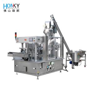 Quality PLC Control Bag Rotary Filling Packing Machine For Facial Mask Essential wholesale