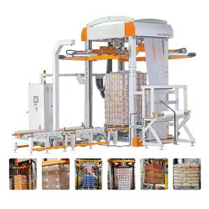 Quality High Tear Puncture Resistance Automatic Brick Packaging Equipment Stretch Film Wrapping Machine wholesale