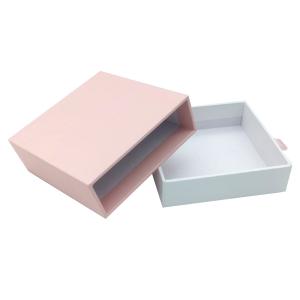China Embossing Hard Gift Boxes CMYK 4C Offset Pink Magnetic Box on sale