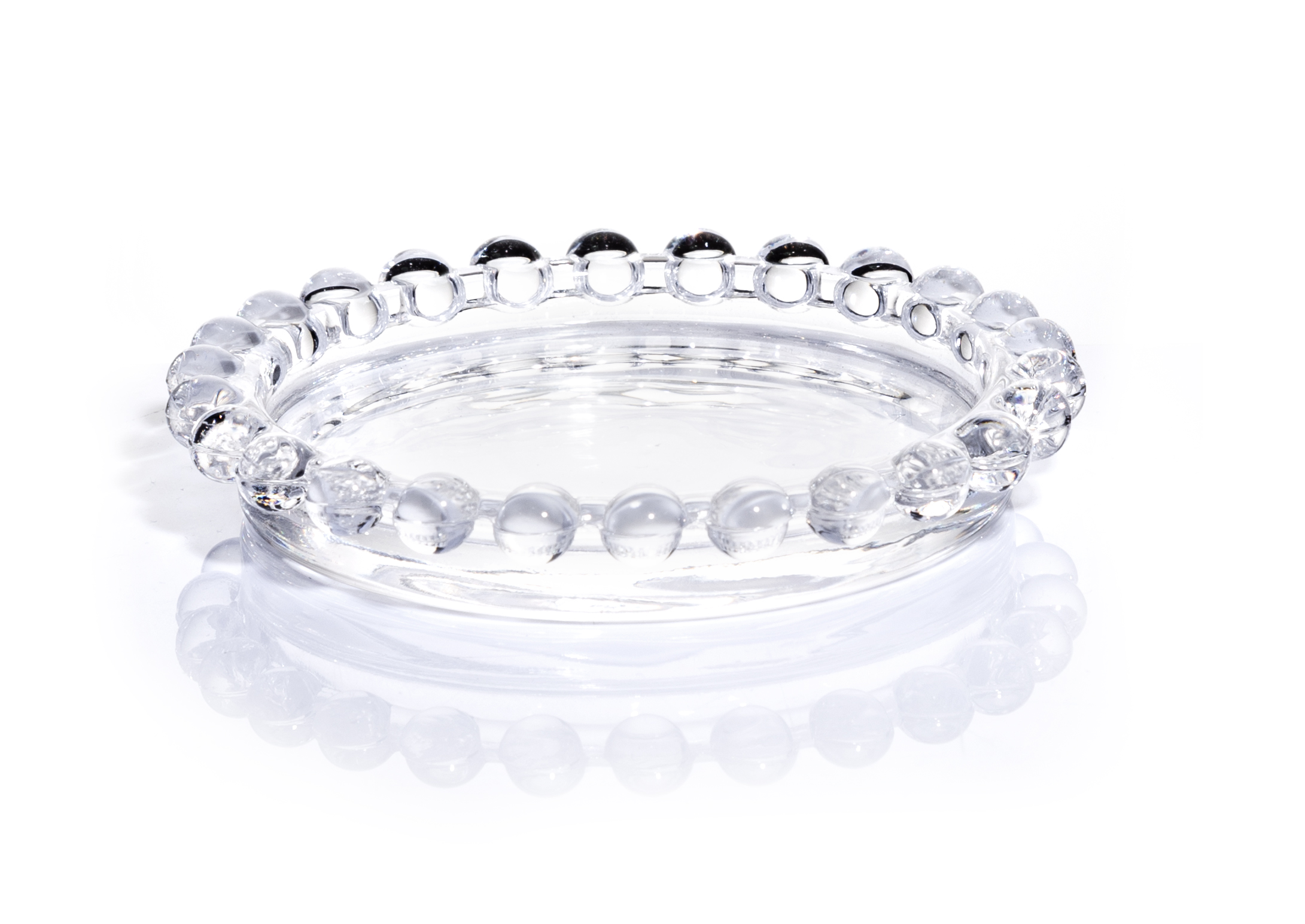 Pearl Round Decorative Wholesale Factory Price High Quality Clear Butter Dish Set