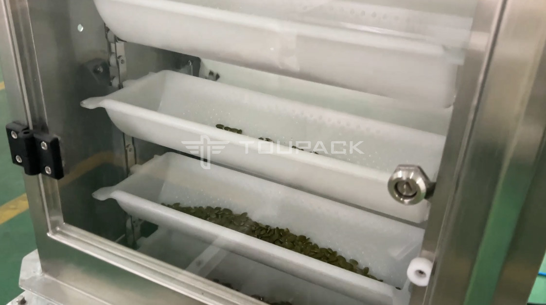 Fully Automatic Shelled Pumpkin Seed Weighing Packing Machine Plastic Bag Machine With 14 Head Weigher