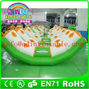 Quality QinDa inflatable adult seesaw inflatable seesaw chair inflatable water games wholesale