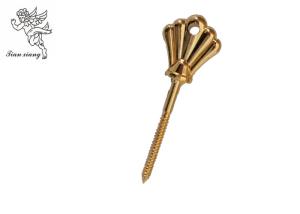 Quality Iron Screw Coffin Hardware Screw 1# Gold / Sliver , Casket Hardware Manufacturers wholesale