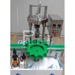 1500BPH Automatic Carbonated Drink Filling Machine 2L Glass Bottle Aluminum Cap