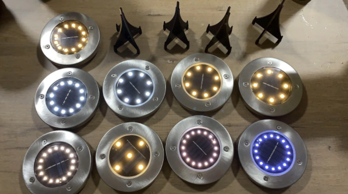 Black 0.5W 2V LED Underground Lights For Garden