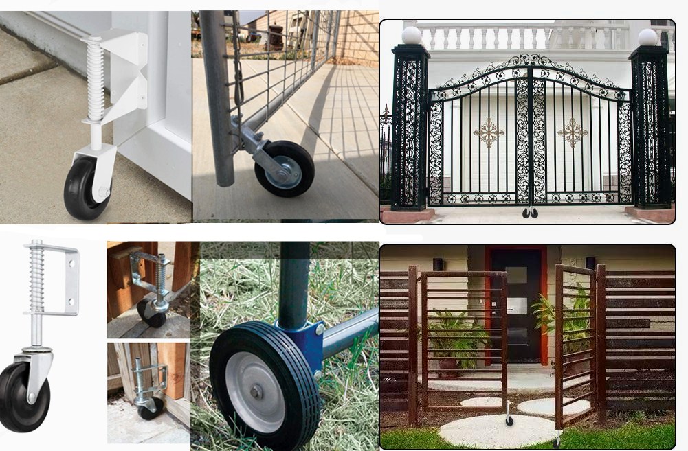 Powder Coated and Customized 6 Inch Sliding Doors Rollers Wheels for Sustainable Wood