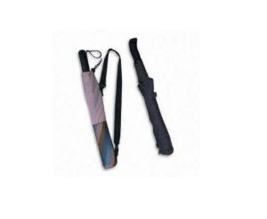 Quality Windproof Folding Golf Umbrella Two Section Black Metal Frame Fibreglass Ribs wholesale