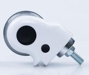 Quality TPR hospital bed caster threaded stem 4 inch wholesale