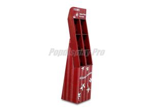 Quality Red 8 Pockets Custom Cardboard POS Displays Eco Friendly Lightweight wholesale
